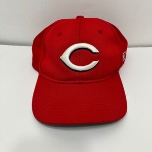 OC Sports Cincinnati Reds Youth MLB Baseball Hat Cap‎ Red White Logo Adjustable